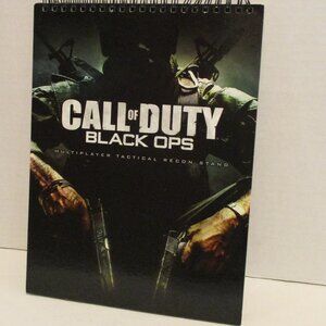 Call of Duty Black Ops Small Black White Graphic Tactical Players Guide Book